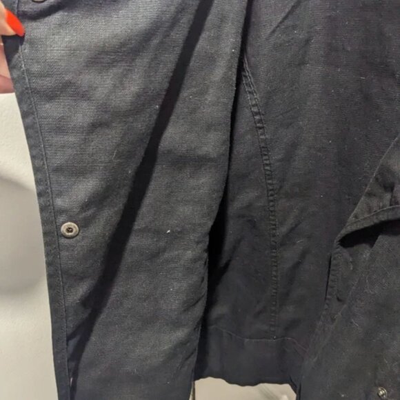 Aritzia Wilfred Free | Rayder Linen Moto Jacket | Black | S - Picture 5 of 9